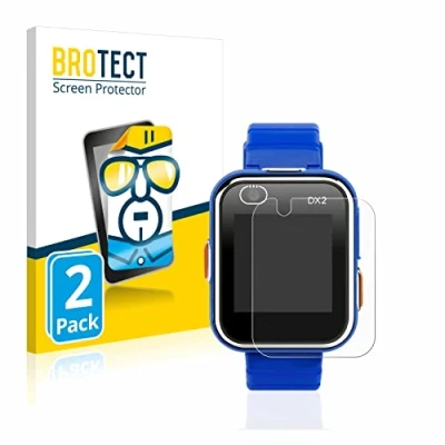 Abbildung von BROTECT (2 Stück Schutzfolie für Vtech Kidizoom Smart Watch DX2 Displayschutz Folie Ultra Klar