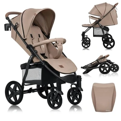 Abbildung von lionelo Kinder Buggy ANNET PLUS, Fußdecke, großer Korb, ab 0 bis 36 Monate