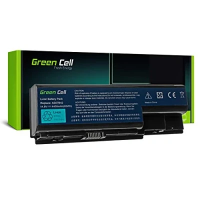 Abbildung von Green Cell Standard Serie AS07B31 AS07B32 AS07B41 AS07B42 AS07B51 AS07B52 AS07B61 AS07B71 JDW50 Akku für Acer/eMachines/Packard Bell Laptop (8 Zellen 4400mAh 14.8V Schwarz)