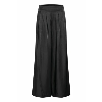 Abbildung von Fransa Frmya Stoffhose, Damen, Größe: Large, Black