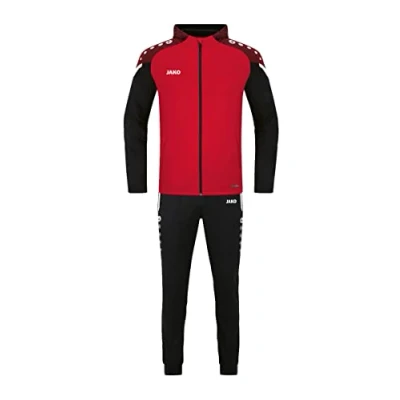 Abbildung von JAKO Teamsport PRÄSENTATIO Trainingsanzug, Herren, Größe: Large, Rotschwarz