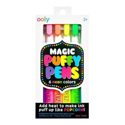 Abbildung von OOLY 132 061 Magic Puffy Pens Set mit 6 Stück