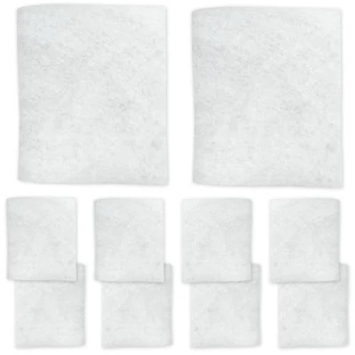 Abbildung von Dunstabzugshaube Filter 10 Stück 57x47 cm zuschneidbar EXTRA STARK 10mm Abzugshaube universell einsetzbar Dunstabzug Filtermatte Dunstfilter 10er Pack