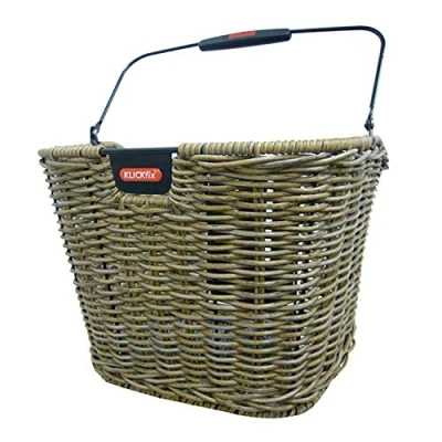 Abbildung von KLICKfix Lenkerkorb Structura Retro, Braun (olivbraun), 25 x 34 27 cm, 0375ROL