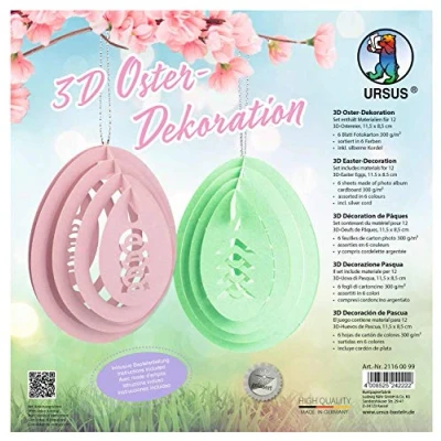Abbildung von Ludwig Bähr Bastel Set 3D Oster Dekoration VE=12 Stück