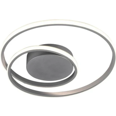Abbildung von TRIO Leuchten LED Deckenleuchte Zibal, Dimmfunktion, fest integriert, Warmweiß, Switch Dimmer, dimmbar über Wandschalter (100%/50%/25), Wohnzimmer