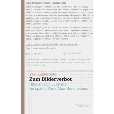 Abbildung von zum Bilderverbot: Studien Judentum im späten Werk Max Horkheimers (Studien zu Ressentiments in Geschichte und Gegenwart)
