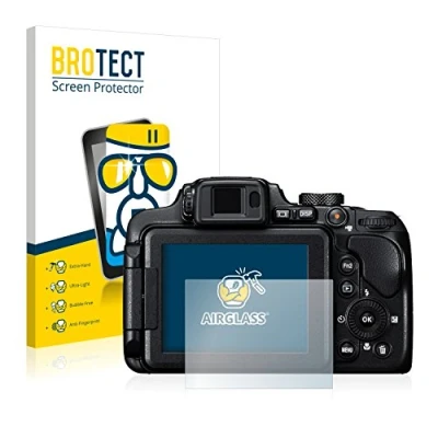 Abbildung von BROTECT Schutzglas für Nikon Coolpix B700 Schutzfolie Panzer Folie Glas [Extrem Kratzfest 9H, Anti Fingerprint, Ultra Transparent]