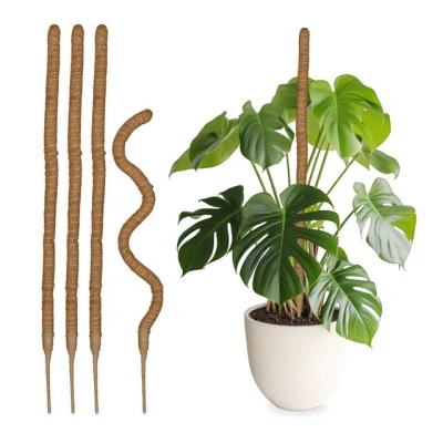 Abbildung von relaxdays Rankhilfe 5er Set Kokosstäbe 90 cm, 5 St.