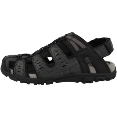 Abbildung von Geox U S Strada 40 Trekkingsandale, Herren, Größe: 45, Black Schuhe