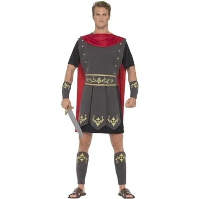 Abbildung von Smiffys Kostüm Römischer Gladiator Kostüm, Mach Dich bereit für Deinen Auftitt in der Arena!