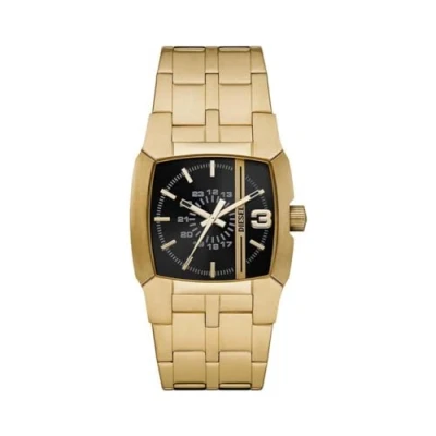 Abbildung von Diesel Cliffhanger Unisex Uhr goldcoloured/black, Herren, Größe: One Size, Gold coloured/black