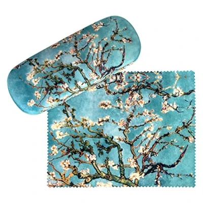 Abbildung von von Lilienfeld Brillenetui Vincent van Gogh Mandelblüte Kunst Motiv Brillenbox, stabiles mit Mikrofaser bezogenes Hardcase