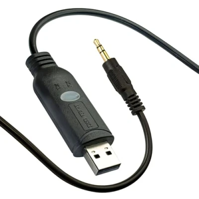 Abbildung von DSD TECH USB RS232 auf 3,5 mm serielles Kabel mit FTDI FT232RL Chip 6FT