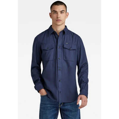 Abbildung von G Star Marine SLIM Shirt Hemd Sartho blue, Herren, Größe: Small, blue