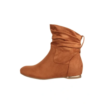 Abbildung von Elara Damen Stiefeletten Boots Keilabsatz Chunkyrayan C270 Camel 37