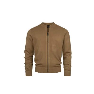 Abbildung von Indicode Jeans Inlaos Strickjacke, Herren, Größe: Small, Otter