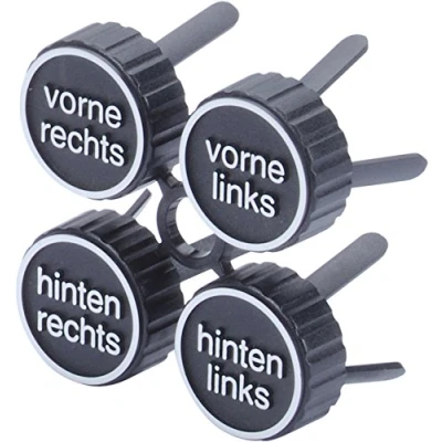 Abbildung von hr imotion Reifenlagerungsmarkierung mit deutschem Aufdruck 4er Pack [Made in Germany]