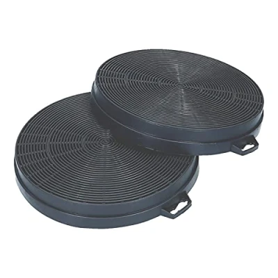 Abbildung von 2x Aktivkohlefilter Kohlefilter Filter Dunstabzughaube passend für Bosch Siemens 00353121 353121 Bauknecht Whirlpool 481281728343 AEG Electrolux 902793719 50202077009