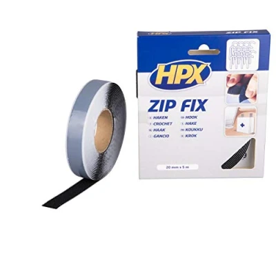 Abbildung von HPX zip fix velcro tape 20mmx5m (hook)