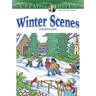 Abbildung von Creative Haven Winter Scenes (Creative Coloring Books)