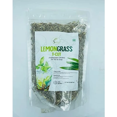 Abbildung von SVATV Zitronengras Tee T Cut für und Suppen, loser mit antioxidativen Eigenschaften, getrocknete Kräuter, einfach zuzubereitender Kräutertee, 227 g, 0,5 Pfund, 8 Unzen