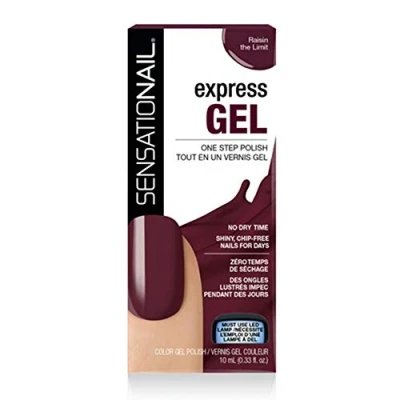 Abbildung von Sensationail Express Gel Nagellack 71702 Raisin The Limit