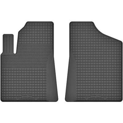 Abbildung von Fußmatten Vorne 2er Set für FIAT Panda 3 III ab 2012 Gummi Gumimatten