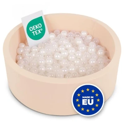 Abbildung von Selonis Bällebad Kinder 90x30cm Bällepool für Baby 200 Bälle Enthalten