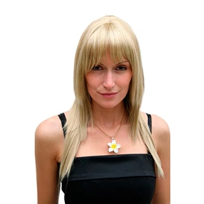 Abbildung von WIG ME UP 9214 234 Lange Perücke blond stark gestuft glatt mit geradem Pony