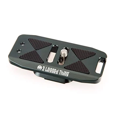 Abbildung von 3 Legged Thing BASE85 PD Arca und Peak Design kompatible Schnellwechselplatte 85mm Grau