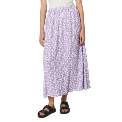 Abbildung von Marc O&#039;Polo Denim Alinienrock, Damen, Größe: Large, Medium purple multi