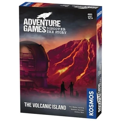Abbildung von Thames &amp; Kosmos, 695133, Adventure Game: The Volcanic Island, Discover Story, Cooperative Board Game, 1 4 Players, Ages 12+
