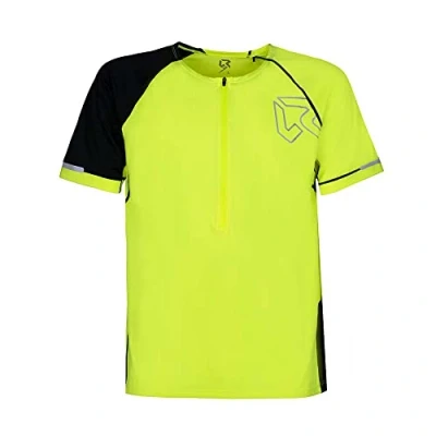Abbildung von ROCK EXPERIENCE REMT01721 Daisuke SS HZ T Shirt Men 2134 Safety Yellow+0208 Caviar S
