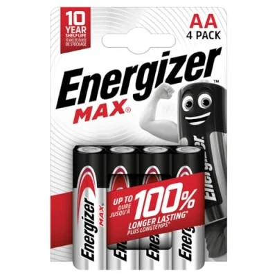 Abbildung von Energizer Batterie Max Alkaline AA (Mignon/LR6 4er Packung), 1 Stück