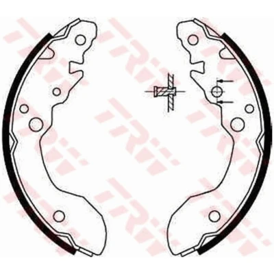 Abbildung von TRW GS8671 Bremsbacken 220 36 SUZUKI: Vitara I SUV Cabrio