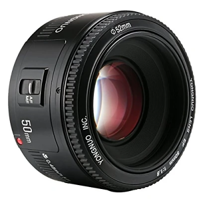 Abbildung von YONGNUO YN50 50mm Objektiv EF YN50/F1.8 Canon Autofokus Für + NAMVO Diffusor
