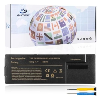 Abbildung von ANTIEE VGP BPS24 Akku Kompatibel mit Sony VAIO VPC SA SB SC SD SE SVS13 SVS15 PCG 41213M 41213W 41214M 41214L 41214V 41217L 41216L 41216W 41211M 41212M 41212X BPL24 BPSC24