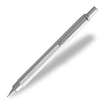 Abbildung von Rhodia 9391C Drehbleistift (0,5 mm scRip, ideal für Ihre Notizen und technische Zeichnungen, praktisch elegant) 1 Stück, silber