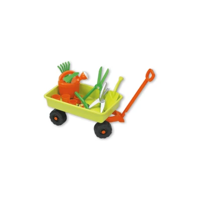 Abbildung von Simba 107134089 Handwagen mit Gartenwerkzeug