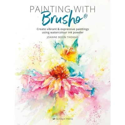 Abbildung von Painting With Brusho: Create Vibrant &amp; Expressive Paintings Using Watercolour Ink Powder