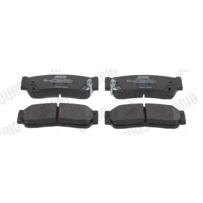 Abbildung von JURID 573676J Bremsbelagsatz mit akustischer Verschleißwarnung ohne Zubehör KIA: SORENTO 1, SSANGYONG: Rexton / 2, RODIUS Kyron