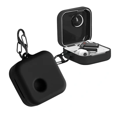 Abbildung von kwmobile Hülle kompatibel mit Nothing Ear (1) Kopfhörer Case TPU Silikon Cover Schutzhülle in Schwarz
