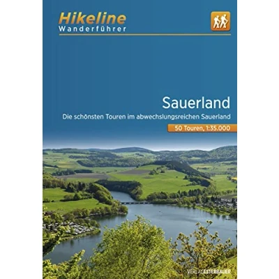 Abbildung von Wanderführer Sauerland: Die schönsten Touren im abwechslungsreichen Sauerland, 1:35.000, 532 km (Hikeline /Wanderführer)
