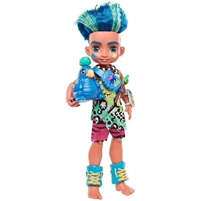 Abbildung von Mattel® Actionfigur Cave Club Slate Modepuppe mit Haus Dinosaurier GNL87