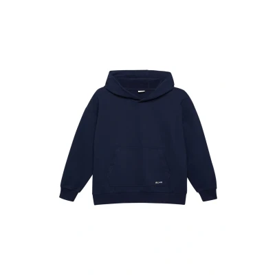Abbildung von s.Oliver Junior Jungen 2174132 Sweatshirt mit Kapuze, blau, 128