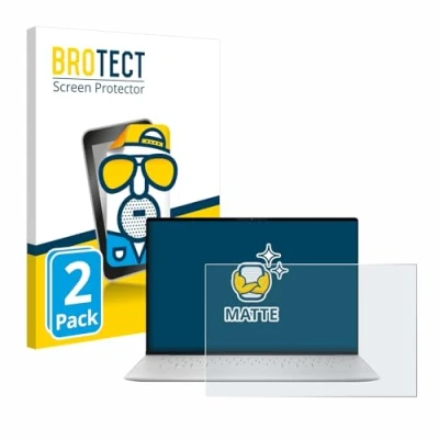 Abbildung von BROTECT Entspiegelungs Schutzfolie für Dell XPS 13 9340 Non Touch (2 Stück) Matte Displayschutz Folie, Anti Reflex, Fingerprint