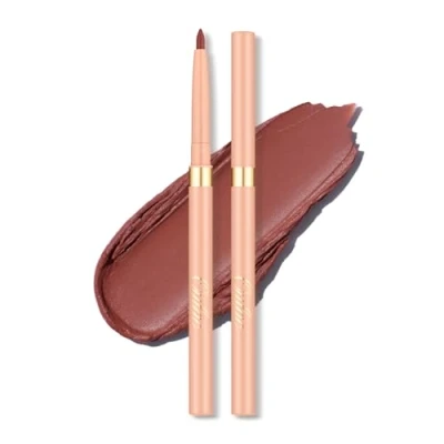 Abbildung von OULAC Braun Eye Liner &amp; Lipliner Stift 2 IN 1, Wischfester, Waterproof Schwenkbarer Kajalstifte, Langanhaltender Matte Finish, Schnelltrocknung, Hochpigmentierter, Vegan (L05) Seductive