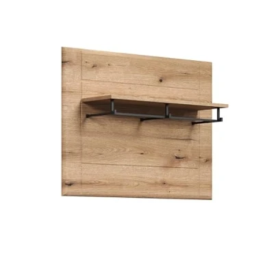 Abbildung von Wandgarderobe Paneel 91 x 32 cm Eiche JARON