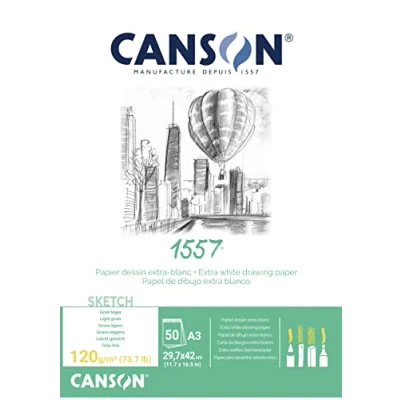 Abbildung von Canson Pad 1557 Sketching A4 120 g Skizzenbuch